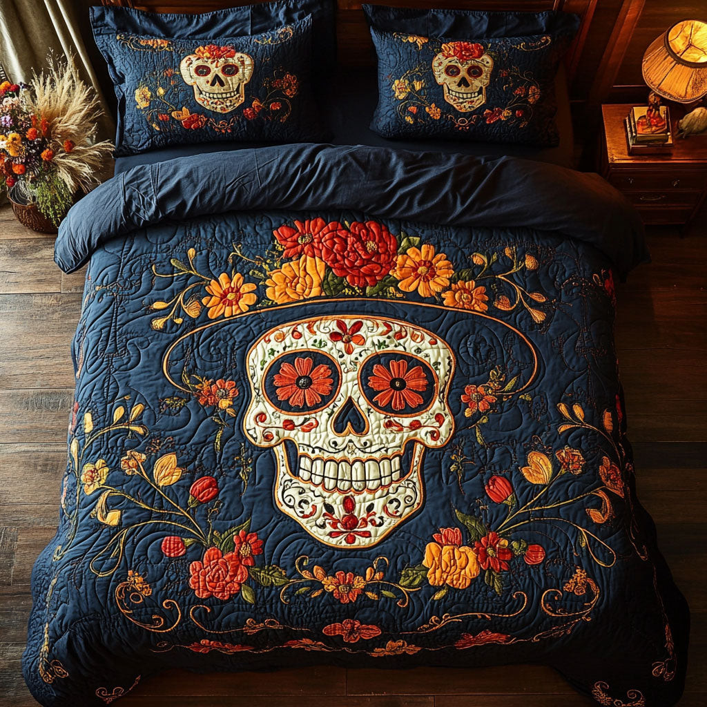 Fiesta Of Souls Bedding Set Best Decoration Gift For Friends and Family on Halloween Day