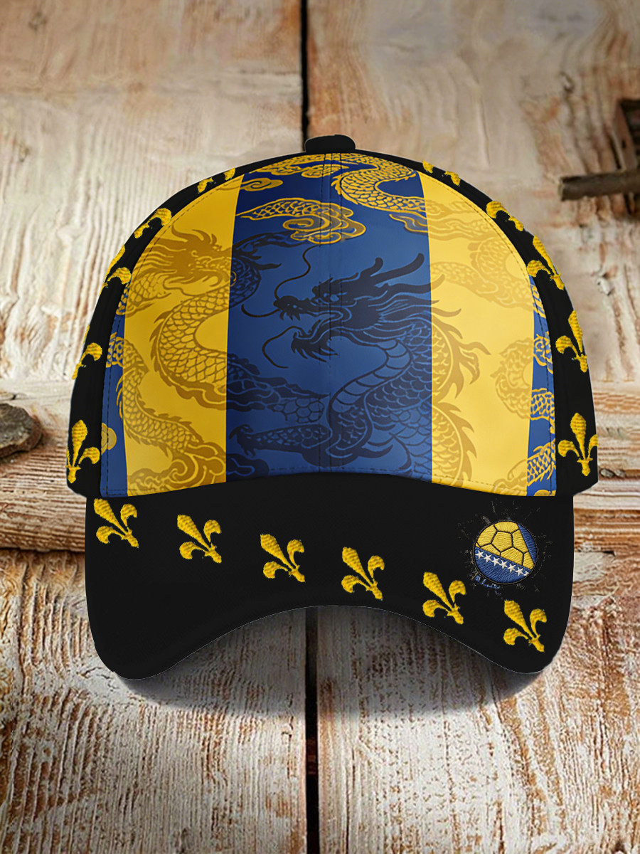 Fifa World Cup 2026 Baseball Cap Dragon BIH Fanaticos Hat Bosnia Fan Gift