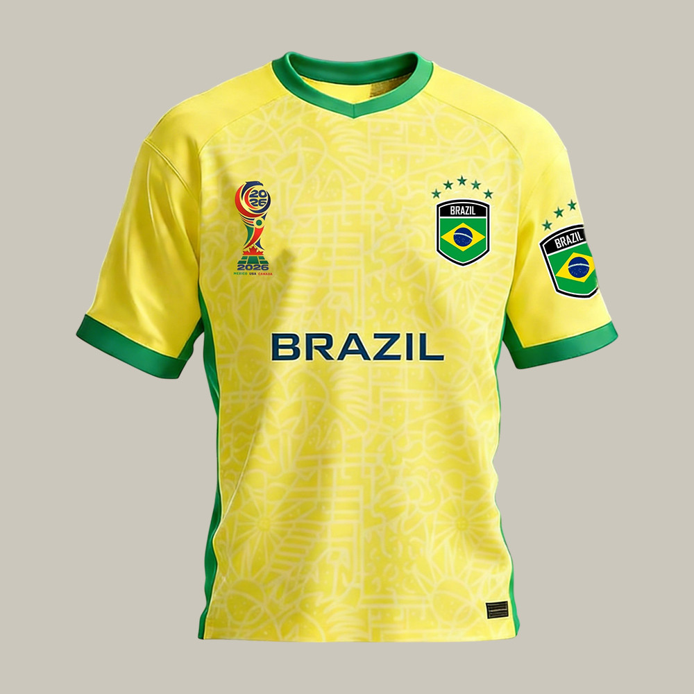 FIFA World Cup 2026 Brazil T-Shirt Game Day Soccer Clothes Present Idea For Boyfriend