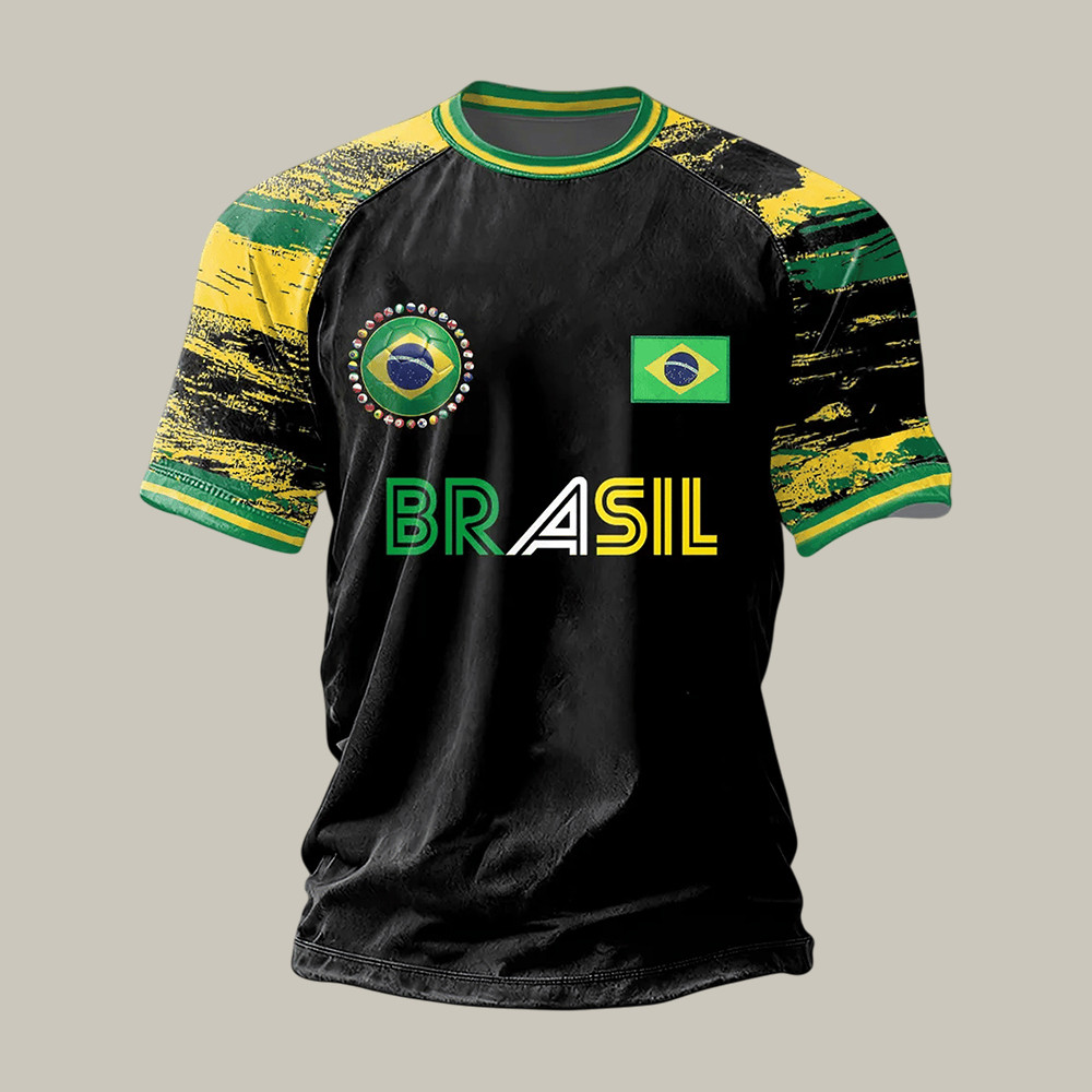 FIFA World Cup 2026 Brazil T-Shirt Soccer Clothes 2026 World Cup Gear For Father