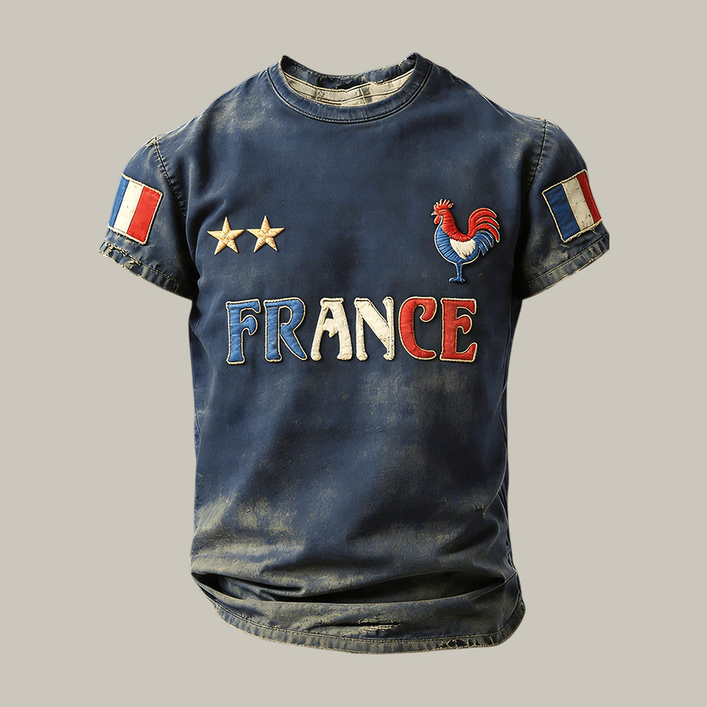 FIFA World Cup 2026 France Team T-Shirt Rooster Art FIFA World Cup 2026 Merch