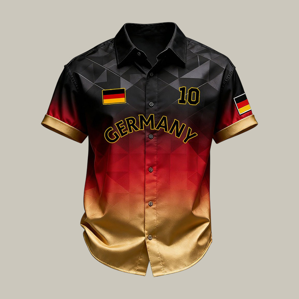 FIFA World Cup 2026 Germany Button Up Shirt FIFA World Cup 2026 Merch Soccer Lover Present