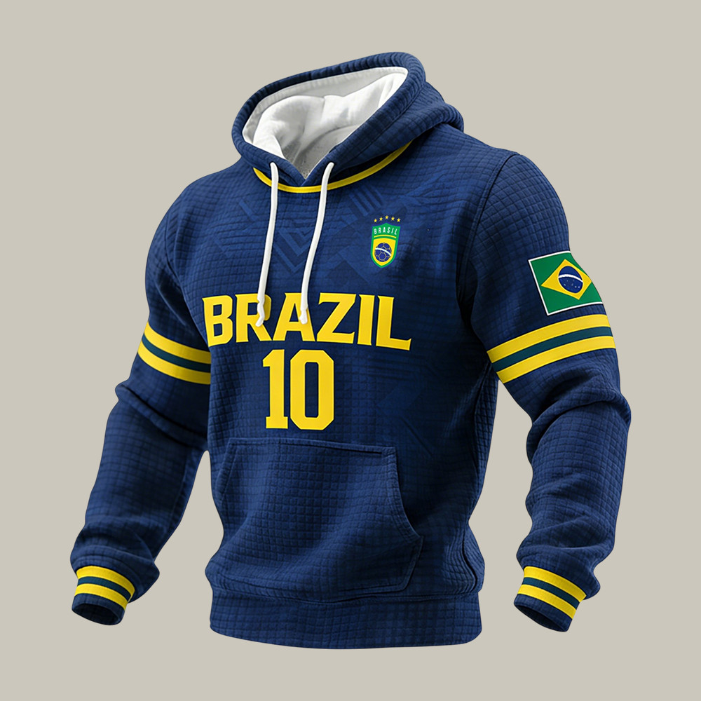 FIFA World Cup 2026 Hoodie Brazilian Soccer Fan Apparel Best Fan Gear