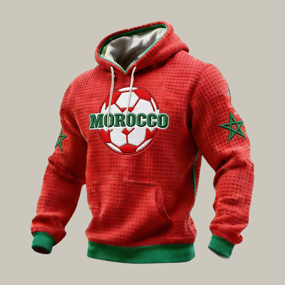 FIFA World Cup 2026 Hoodie Morocco Lions Sport Soccer Apparel Best Fan Gear