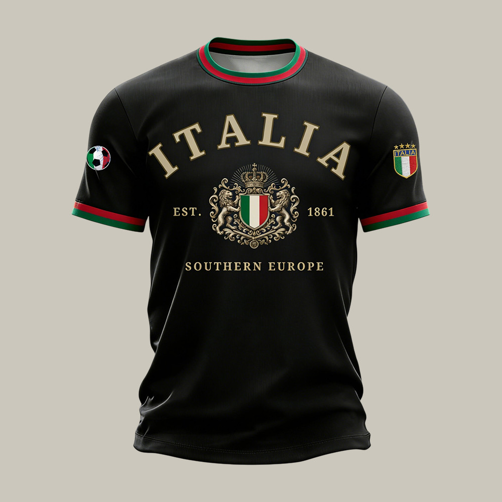 FIFA World Cup 2026 Italia Team T-Shirt FIFA World Cup 2026 Clothes Present For Father