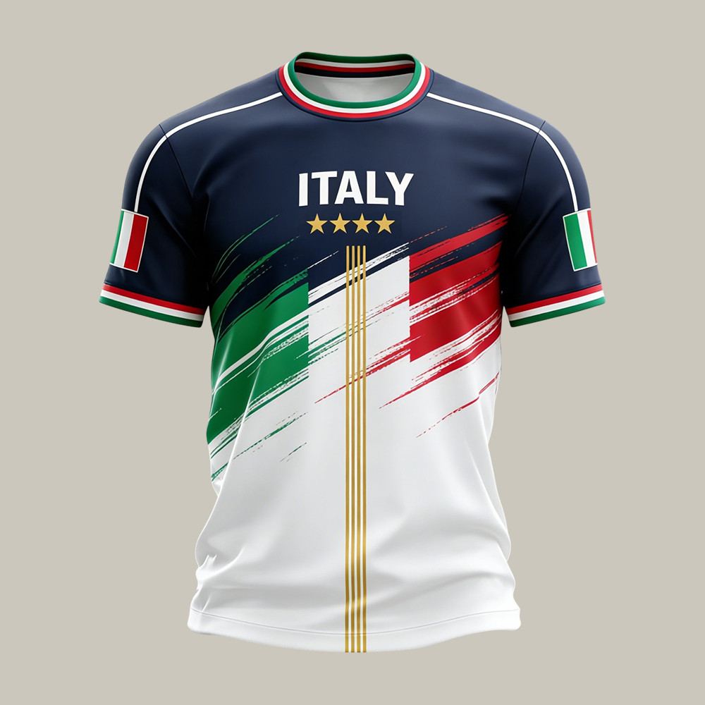 FIFA World Cup 2026 Italy T-Shirt Soccer Fan Shirt Present Idea For Husband Birthday