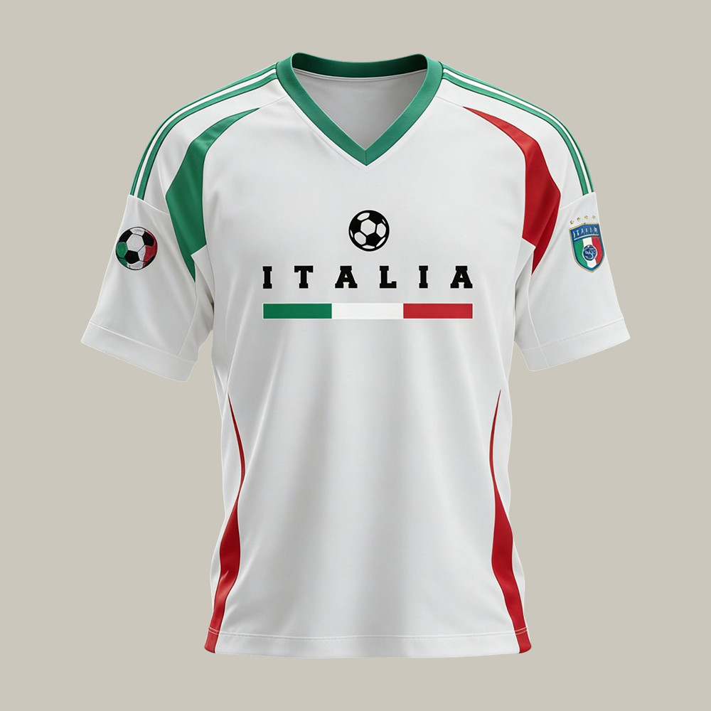 FIFA World Cup 2026 Italy V-Neck Shirt Italy Soccer Team Shirt Soccer Lover Present Idea