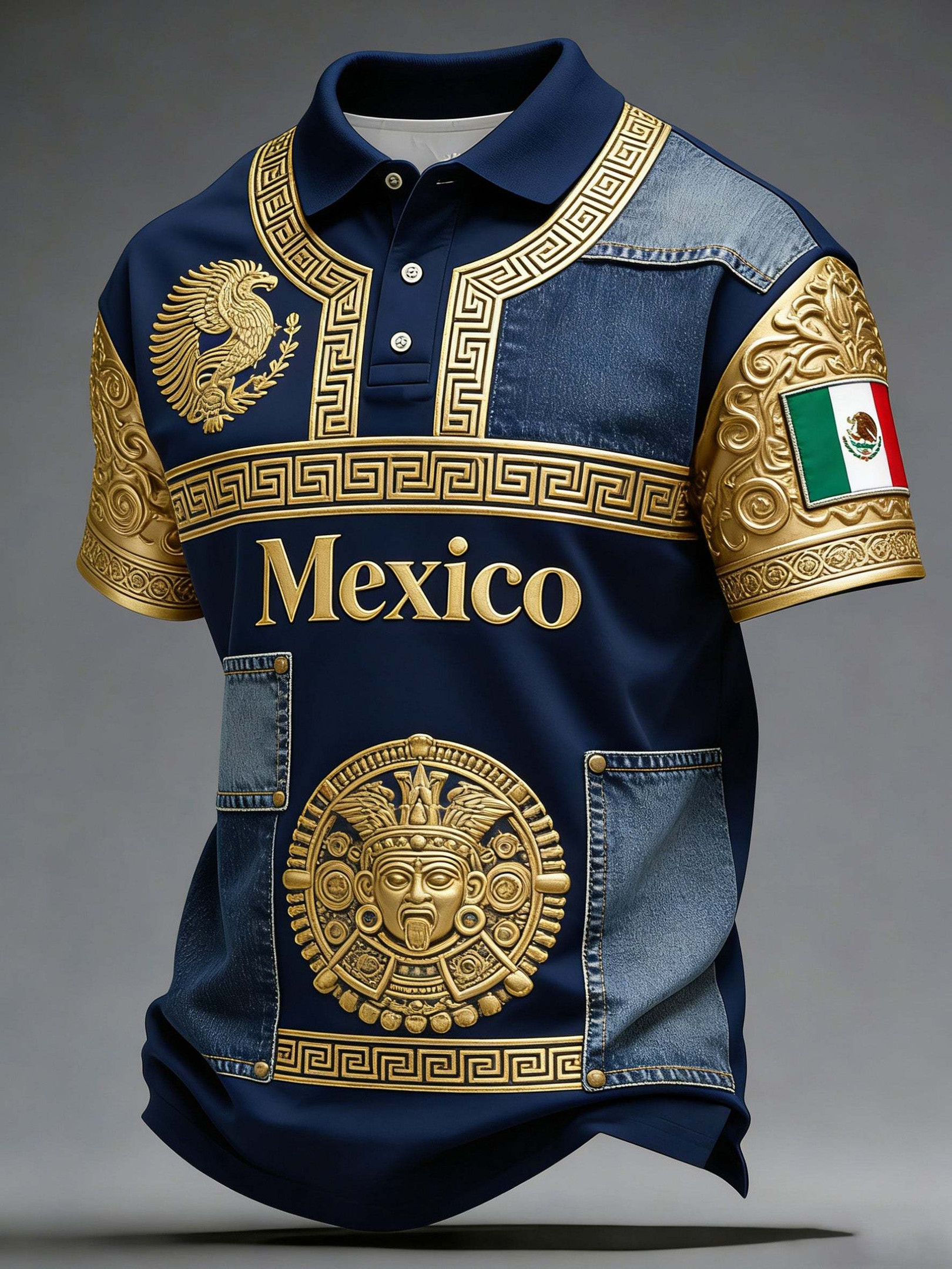 FIFA World Cup 2026 Mexico Polo Shirt Game Day Clothing Soccer Lover Gift For Father's Day