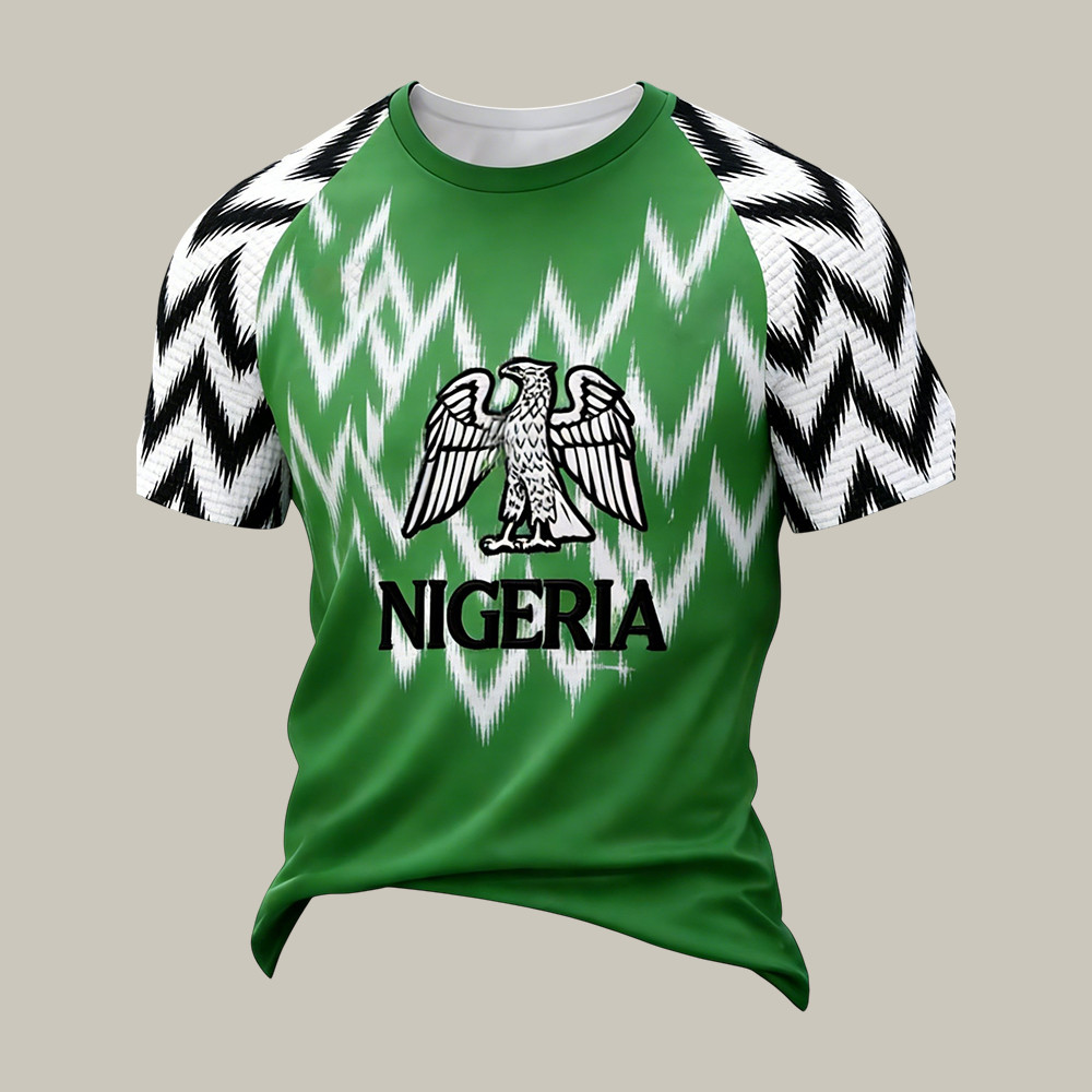 FIFA World Cup 2026 Nigeria Eagle T-Shirt Nigeria National Soccer Team Shirt Fan Gear