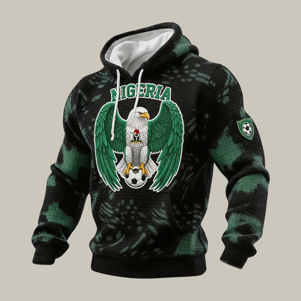 FIFA World Cup 2026 Nigeria Football Super Eagles Soccer Hoodie Nigeria World Cup Apparel Fan Gear