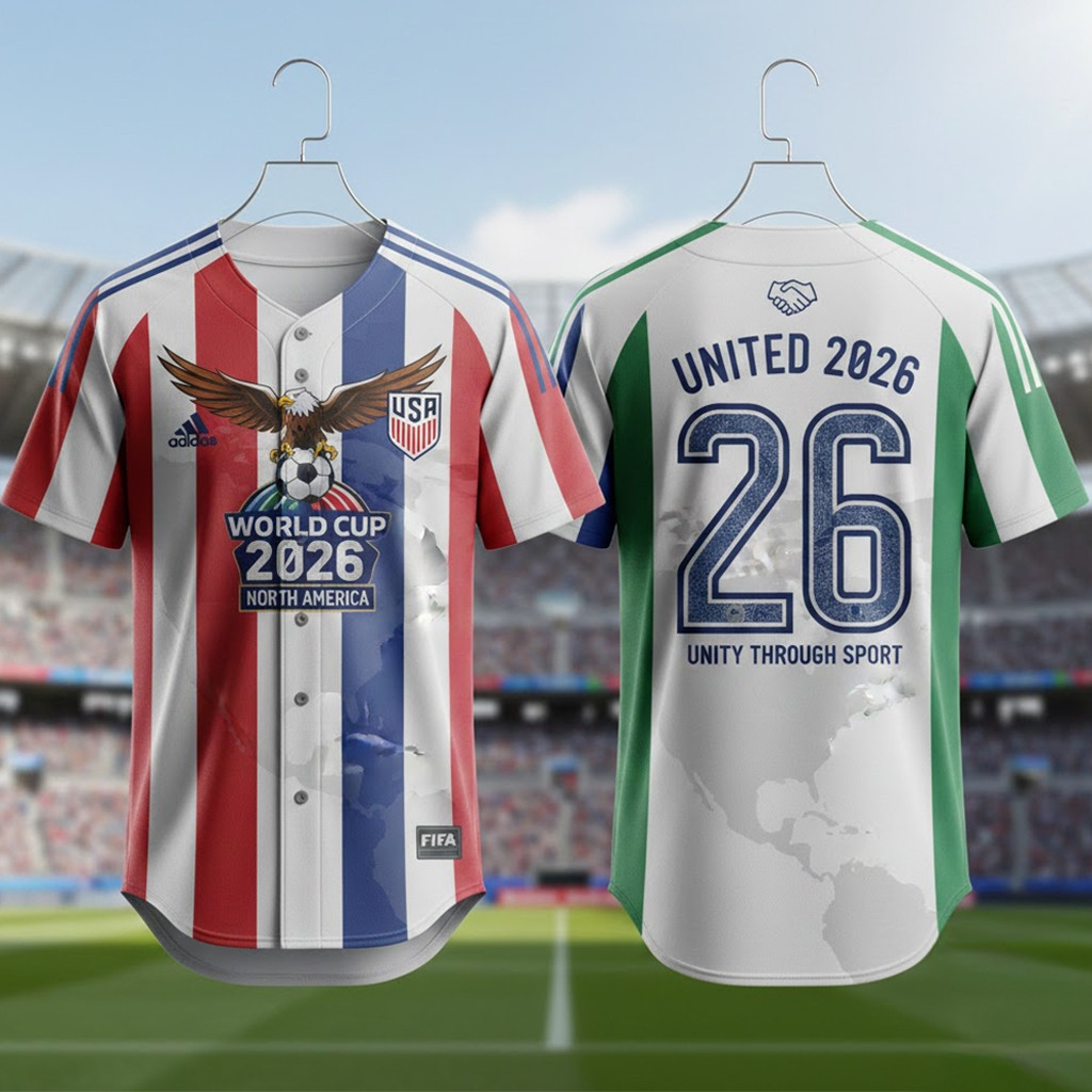 FIFA World Cup 2026 North America Jersey United 2026 Unity Through Sport Jersey Fan Merch FIFA World Cup 2026 North America Jersey United 2026 Unity Through Sport Jersey Fan Merch