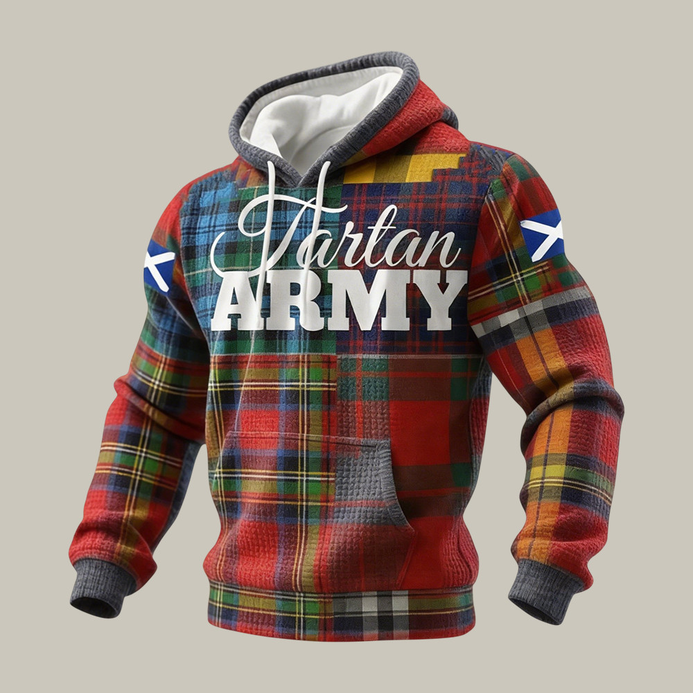 FIFA World Cup 2026 Scotland Hoodie Tartan Army Scotland Soccer Team Merch Best Fan Gear