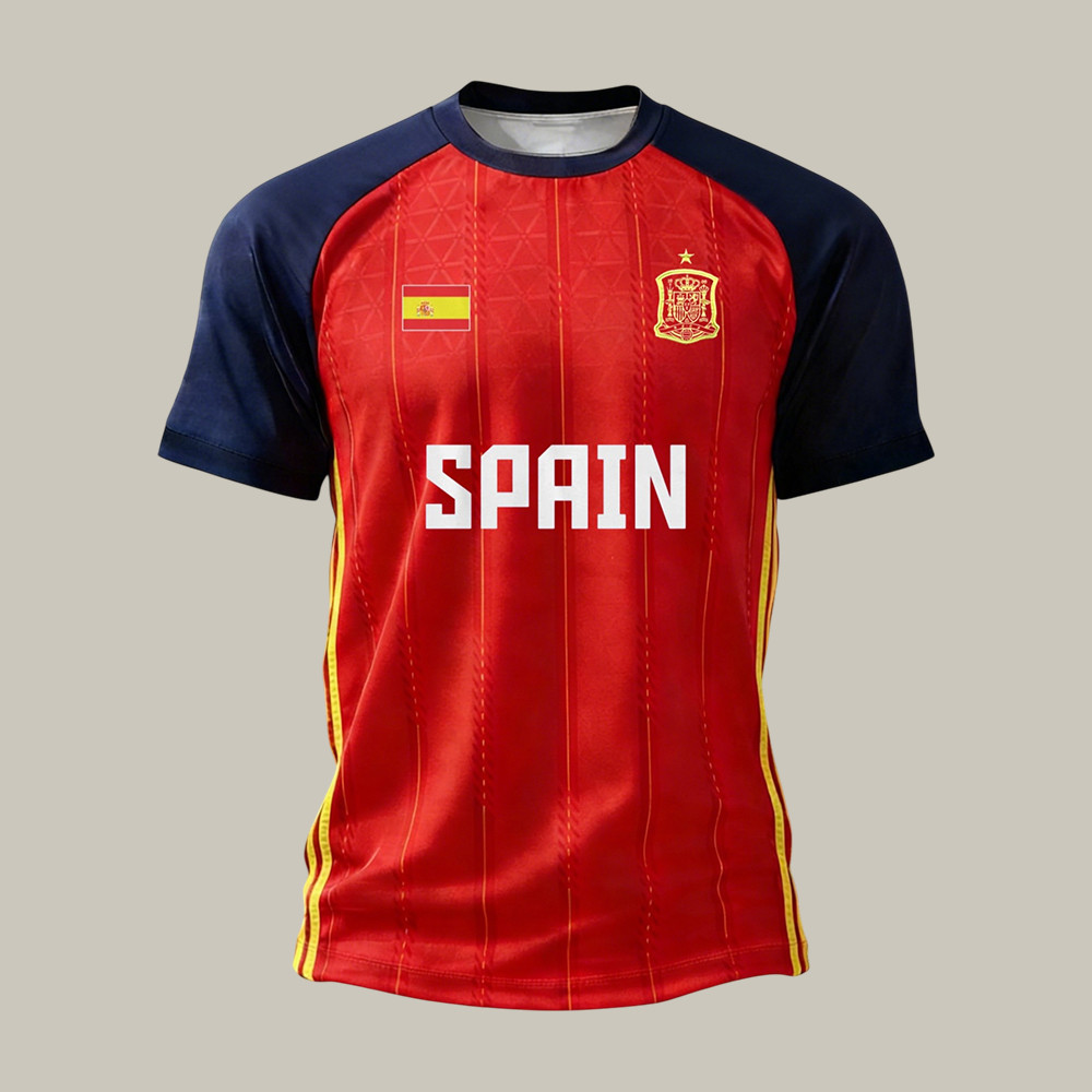 FIFA World Cup 2026 Spain T-Shirt Spanish Soccer Team Shirt Present Idea For Soccer Lovers