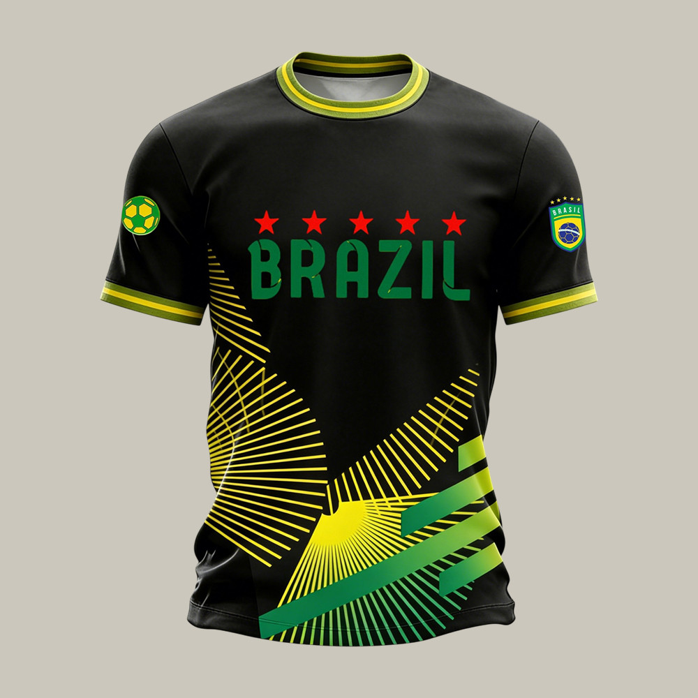 FIFA World Cup 2026 T-Shirt Brazil Soccer Fan Tee Present For Father