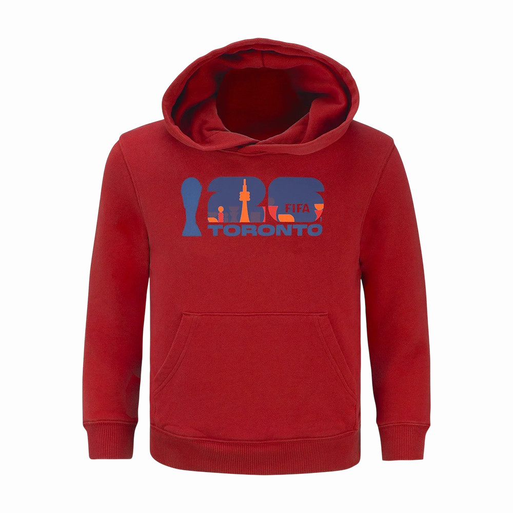 FIFA World Cup 2026 Toronto Host City Hoodie World Cup 2026 Merch Apparel Soccer Gear