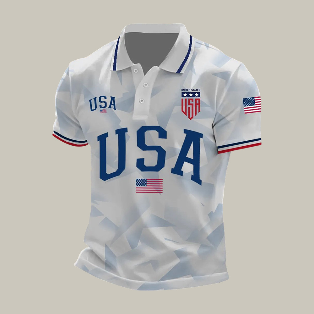 FIFA World Cup 2026 USA Team Polo Shirt US National Soccer Team Clothes Gift For Fans