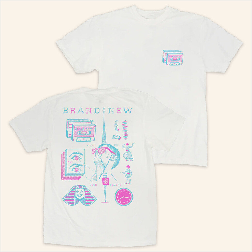 Fightoffyourdemons Merch Brand New Science Fiction Mixtape T-Shirt Friends Gifts Gifts For BFF