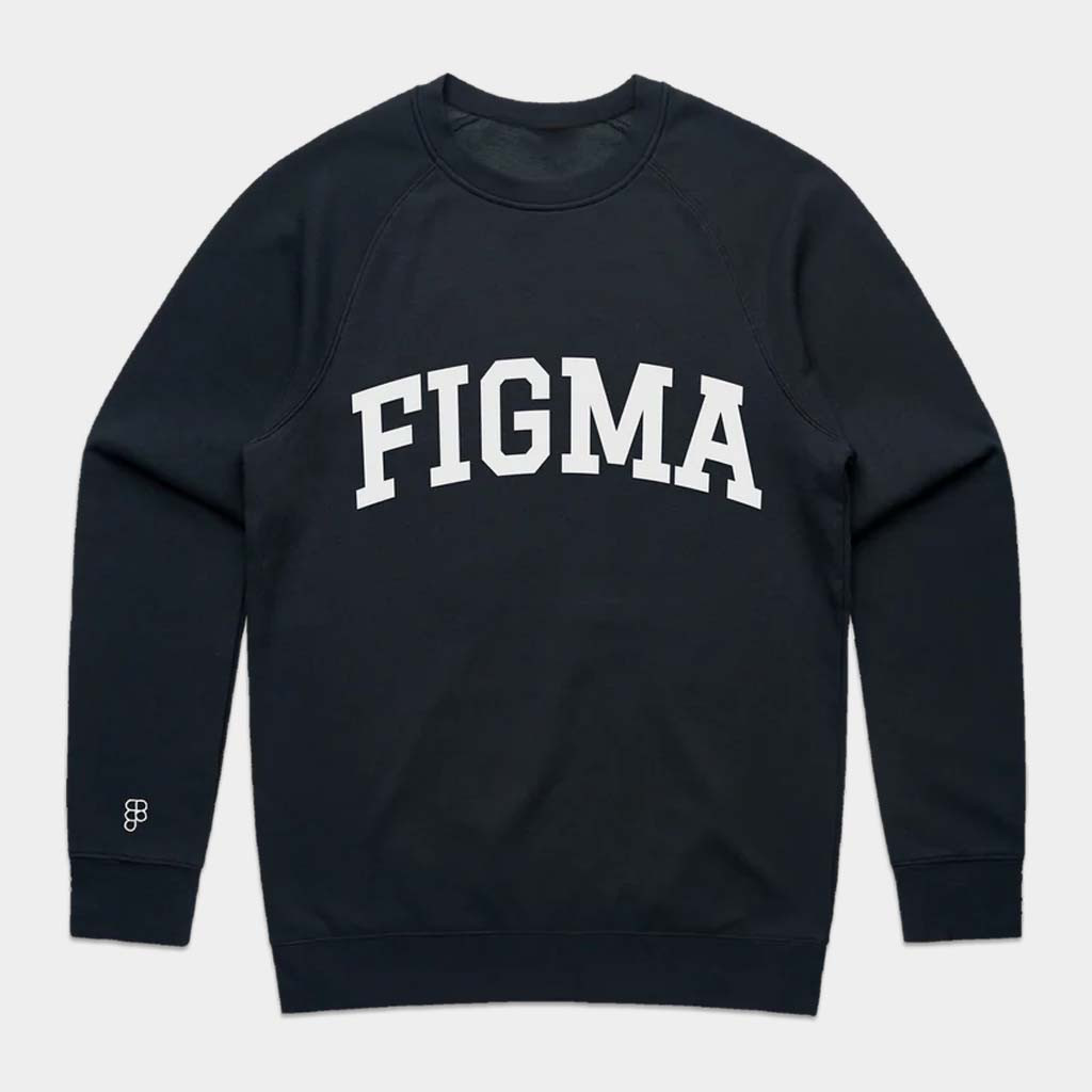 Figma Merch Figma University Crewneck Sweatshirt Present For Him
