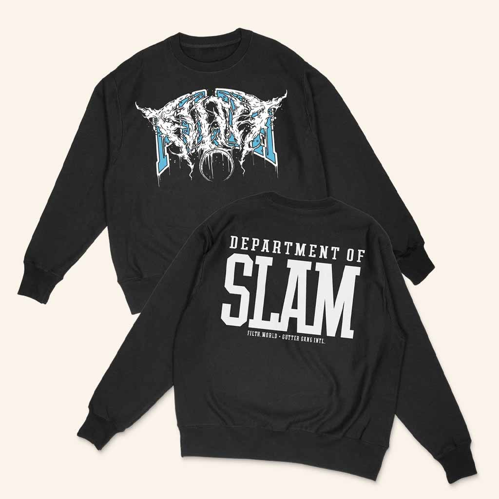 Filth Merch Store Dept Of Slam Crewneck Sweatshirt Best Gifts For Boyfriend Filth Merch Store Dept Of Slam Crewneck Sweatshirt Best Gifts For Boyfriend