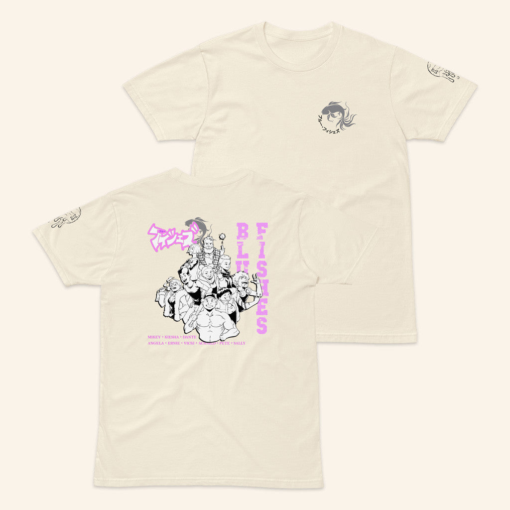 Filthy Casual Merch Blue Fishes T-Shirt Gifts For Friends