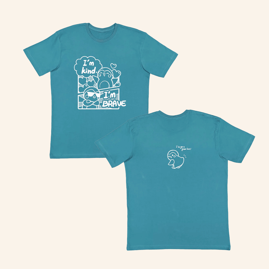 Finch Merch I'm Kind I'm Brave Graphic Finch T-Shirt Gifts For Friends Finch Merch I'm Kind I'm Brave Graphic Finch T-Shirt Gifts For Friends