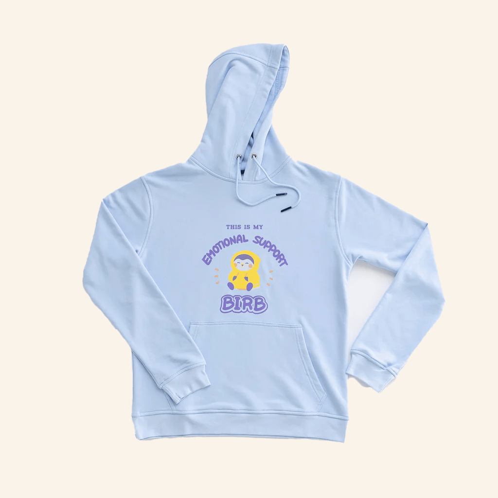 Finch Merch This Is My Emotional Support Birb Finch Hoodie Gifts For Wife
