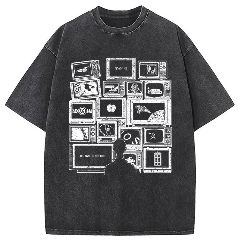 Finding Favorite Music Radio Washed T-Shirt Unisex Streetwear Graphic Style Gifts For Best Friend Finding Favorite Music Radio Washed T-Shirt Unisex Streetwear Graphic Style Gifts For Best Friend