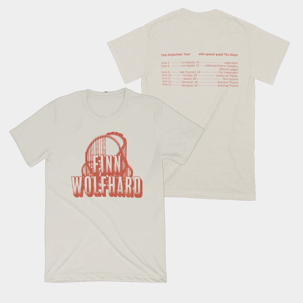 Finn Wolfhard Music Shop Merch Roller Coaster Spring 2025 Tour T-Shirt Gifts For Music Lovers