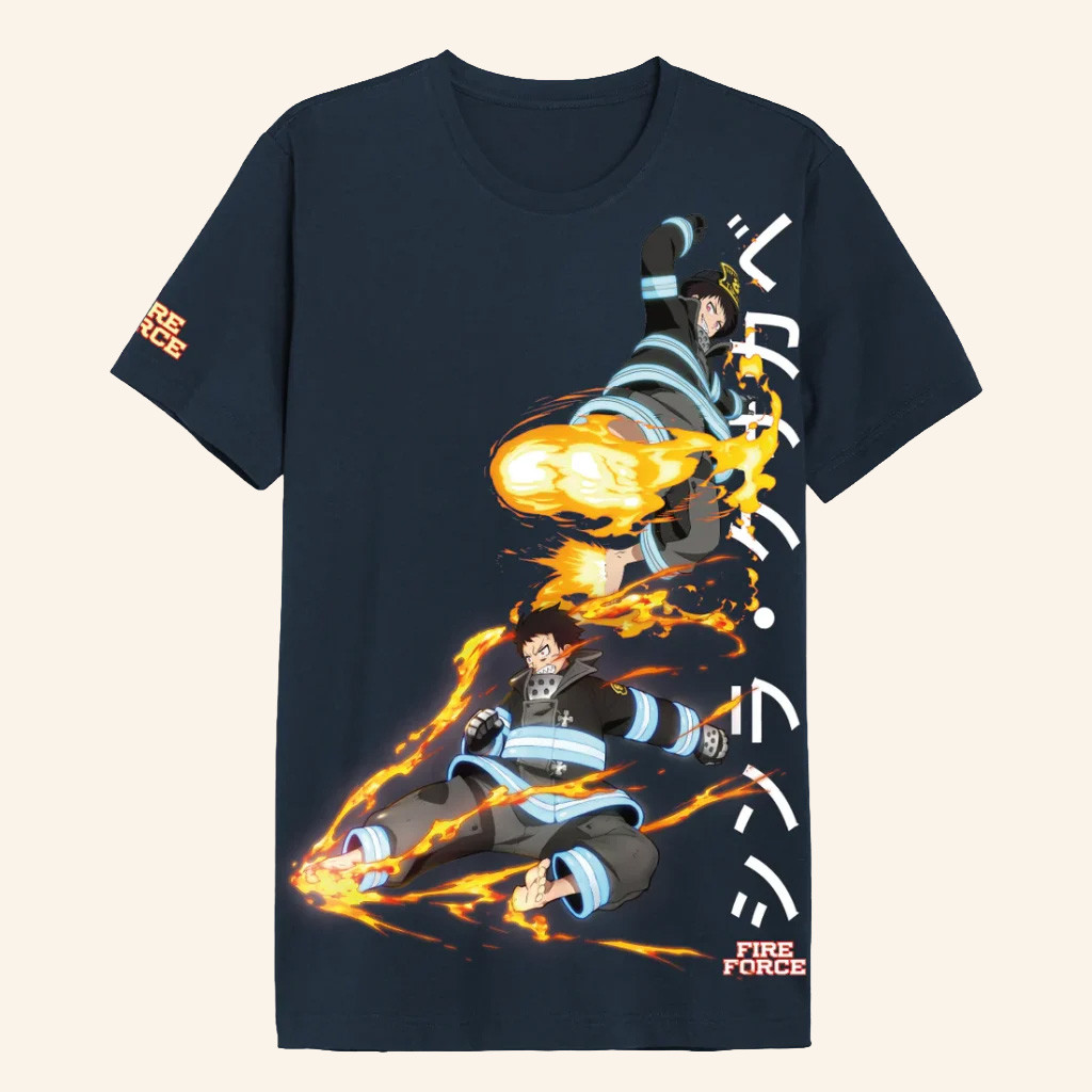 Fire Force Merch Shinra Kusakabe T-Shirt Best Presents For Anime Fans
