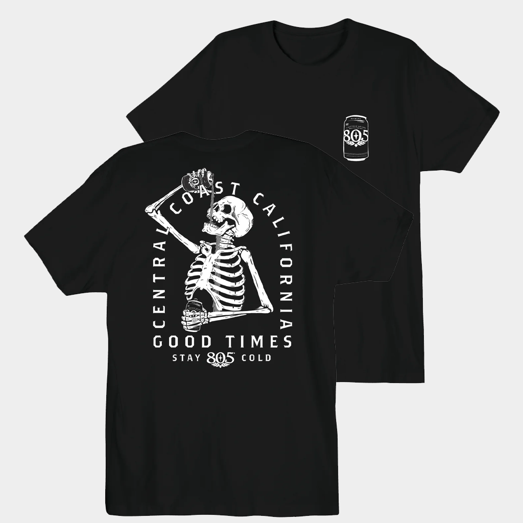 Firestone Walker Merch 805 Can Skeleton T-Shirt Black Unique Gifts For Him
