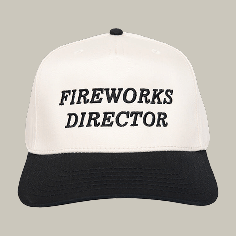 Fireworks Director Two Toned Katydid Hat Humorous Accessories Katydid Merch