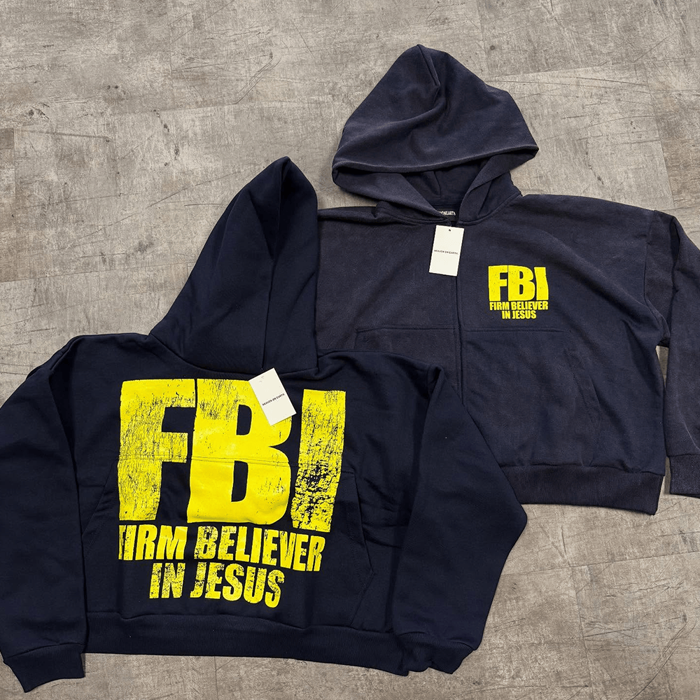 Firm Believer In Jesus Zip Hoodie Firm Believer In Jesus FBI Hoodie Gifts For Father's Day