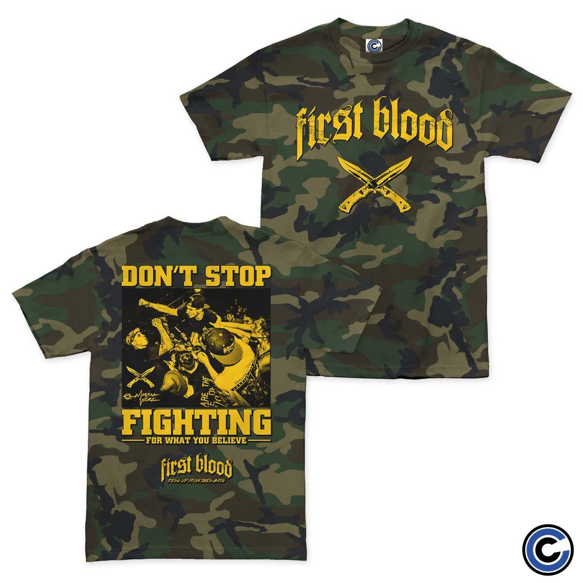First Blood Merch Don't Stop Fighting Shirt First Blood Shirt First Blood Merch Don't Stop Fighting Shirt First Blood Shirt
