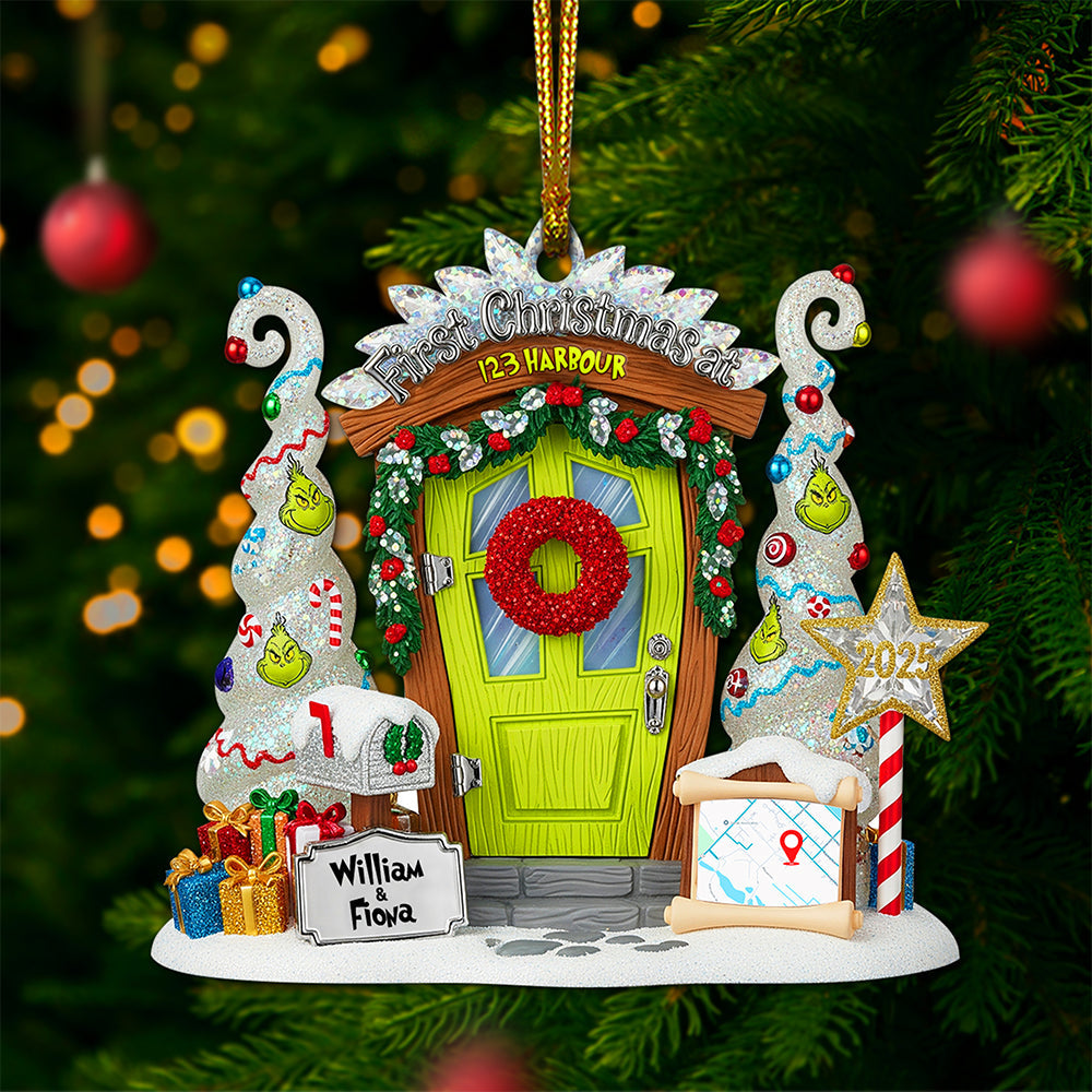 First Christmas At New Address Ornament - Personalized Christmas Gifts For Couple - Christmas Ornament Gift Idea First Christmas At New Address Ornament - Personalized Christmas Gifts For Couple - Christmas Ornament Gift Idea