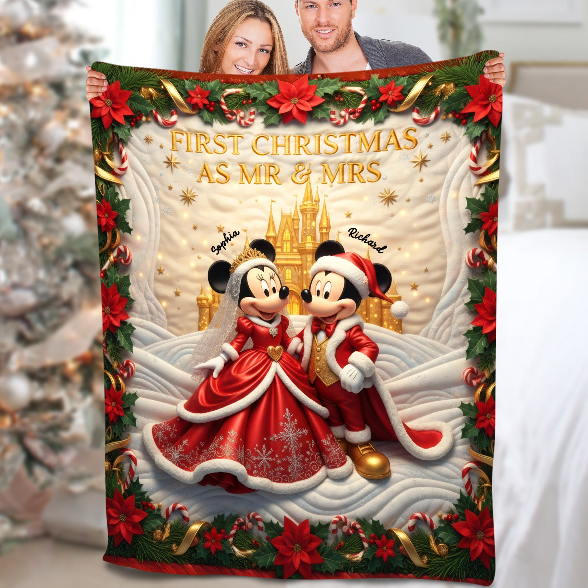 First Christmas Of Us Blanket - Personalized Gifts For Couple - Last Minute Funny Christmas Gifts Prime First Christmas Of Us Blanket - Personalized Gifts For Couple - Last Minute Funny Christmas Gifts Prime