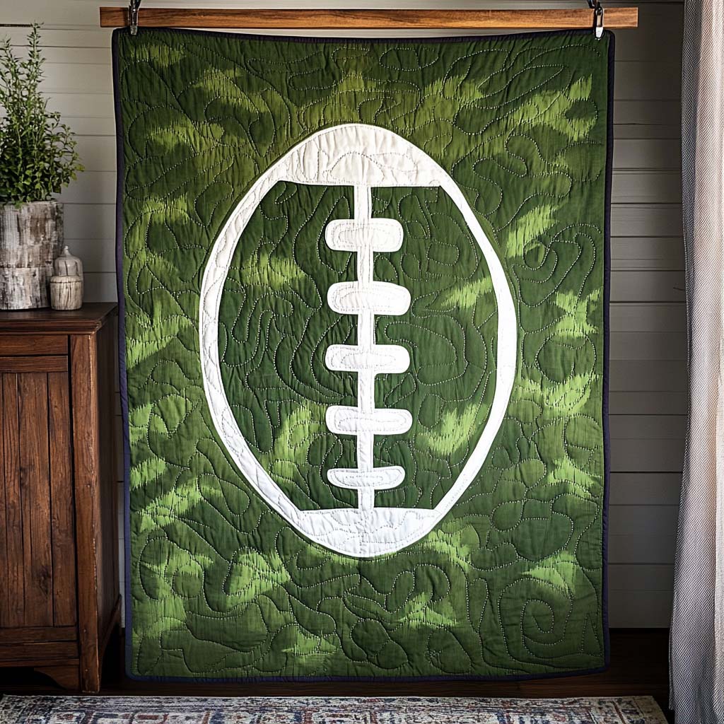 First Down Frenzy Quilted Blanket Cute Blankets For Teens