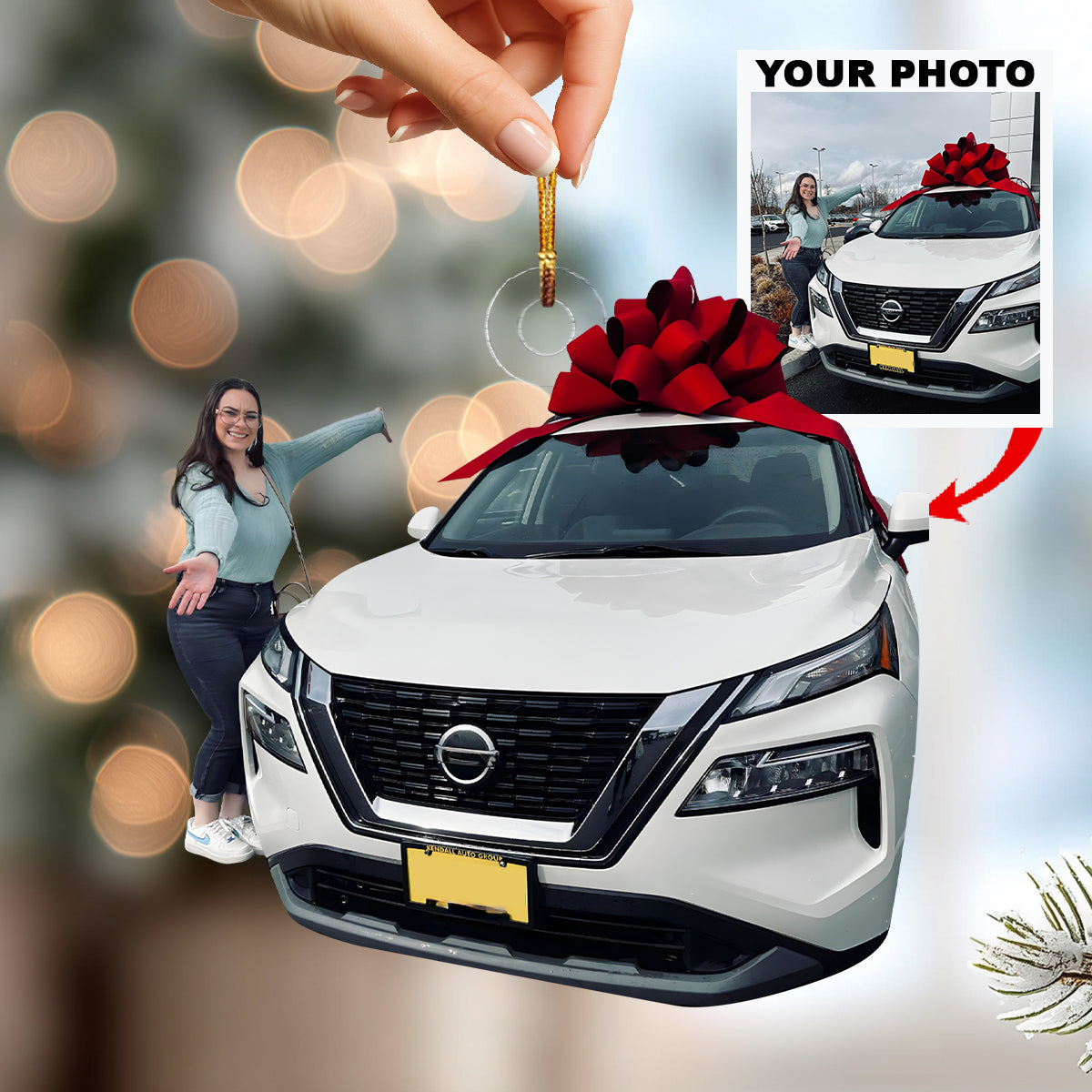 First Drive Moment Personalized Photo Mica Ornament Christmas Gift For The First Drive