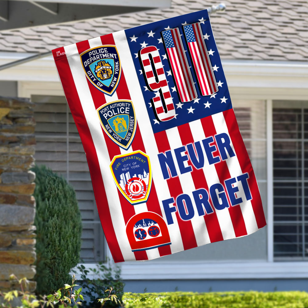 First Responder American Never Forget September 11 Flag