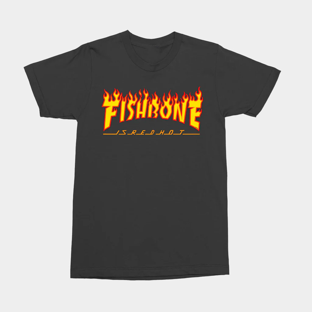 Fishbone Merch Thrasher T-Shirt Fishbone Is Red Hot Shirt Gifts For Rock Band Fans