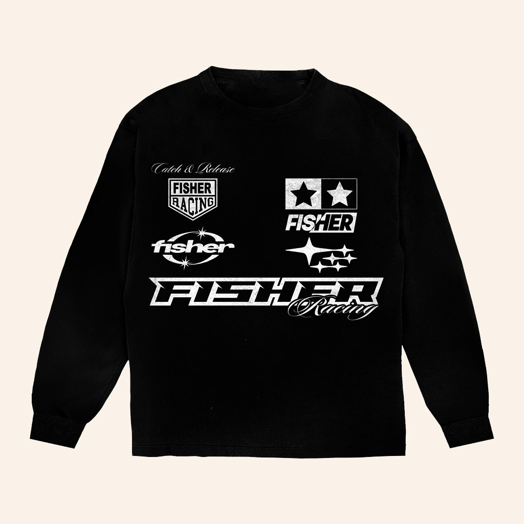 Fisher Merch Fisher Racing Long Sleeve T-Shirt Christmas Presents For Him