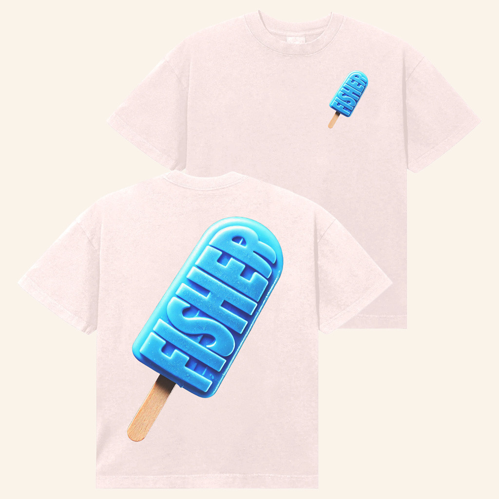 Fisher Merch Popsicle Logo T-Shirt Fisher Shirt Christmas Gifts For Guys
