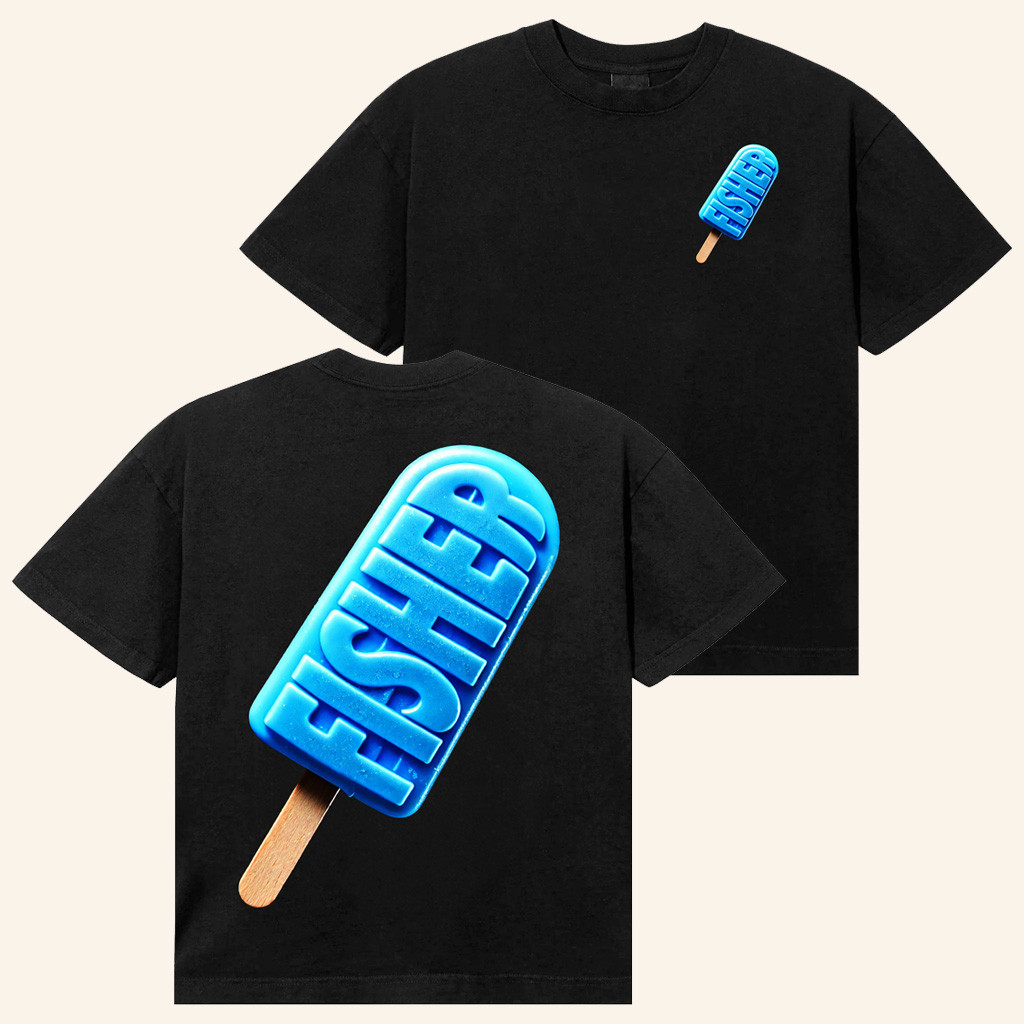 Fisher Merch Popsicle Logo T-Shirt Fisher Shirt Christmas Present For Husband