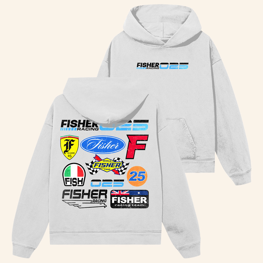 Fisher Merch Racer Hoodie Christmas Gift Ideas For Boyfriend