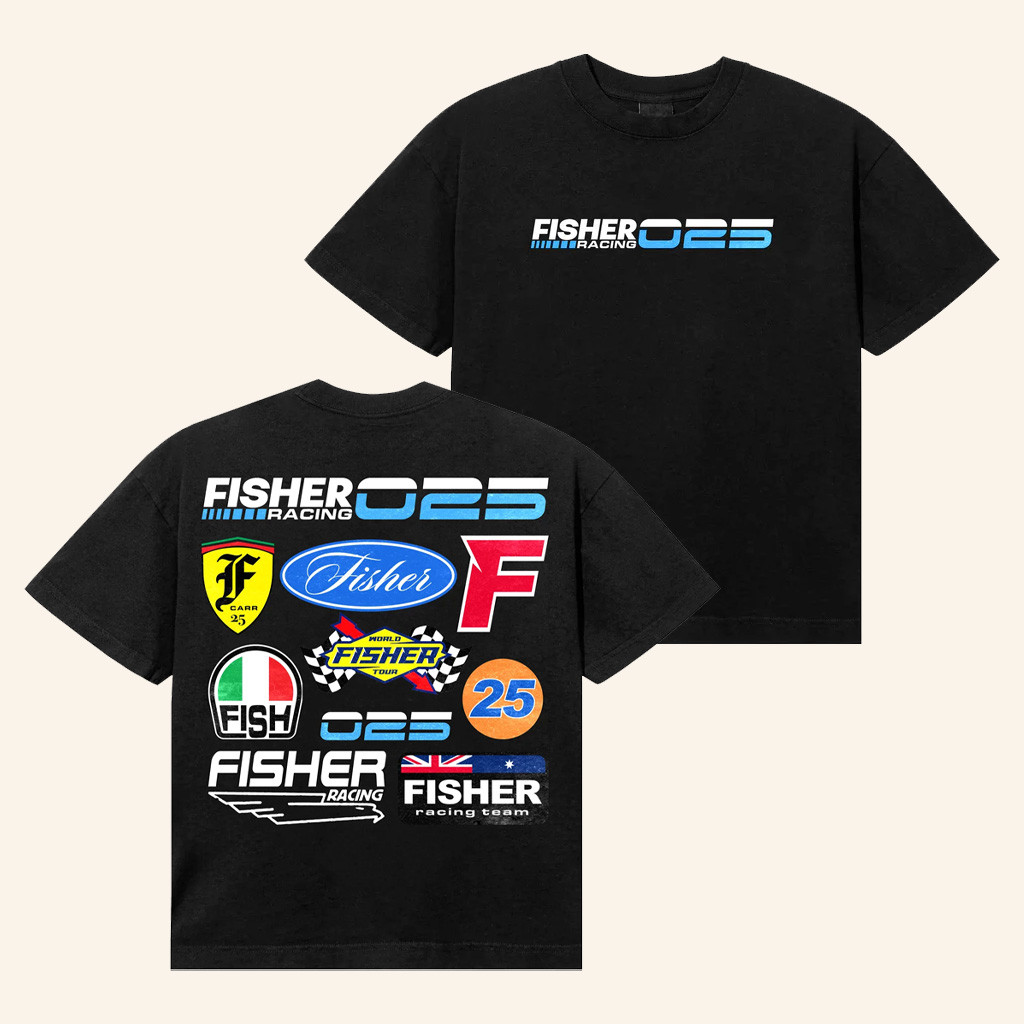 Fisher Merch Racer Logo T-Shirt Christmas Gift Ideas For Dad Fisher Merch Racer Logo T-Shirt Christmas Gift Ideas For Dad