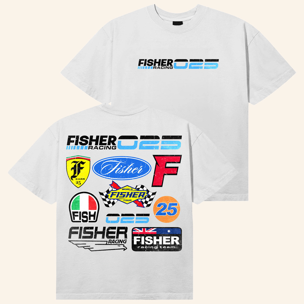 Fisher Merch Racer Logo T-Shirt Christmas Present Ideas For Boyfriend Fisher Merch Racer Logo T-Shirt Christmas Present Ideas For Boyfriend