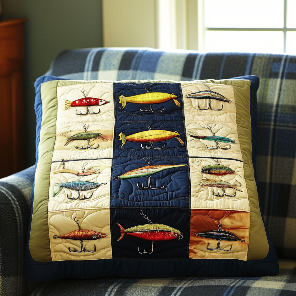 Fishing Adventure Quilted Pillow Case Best Cool Pillow Cases Unique Fishing Giftsf