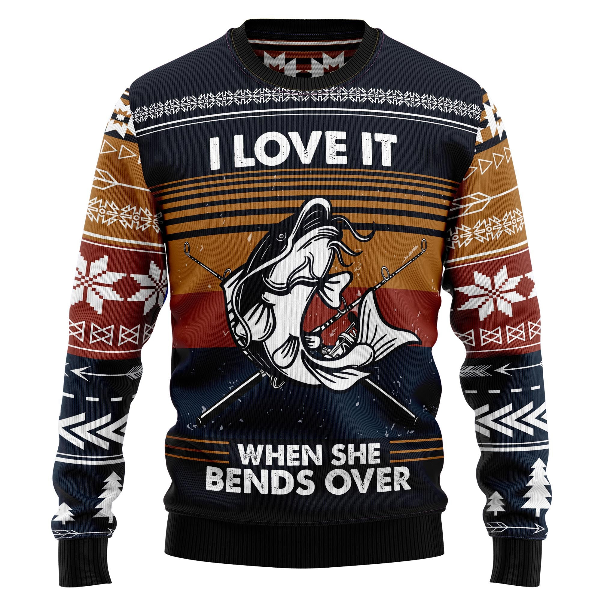 Fishing Love It Ugly Christmas Sweater