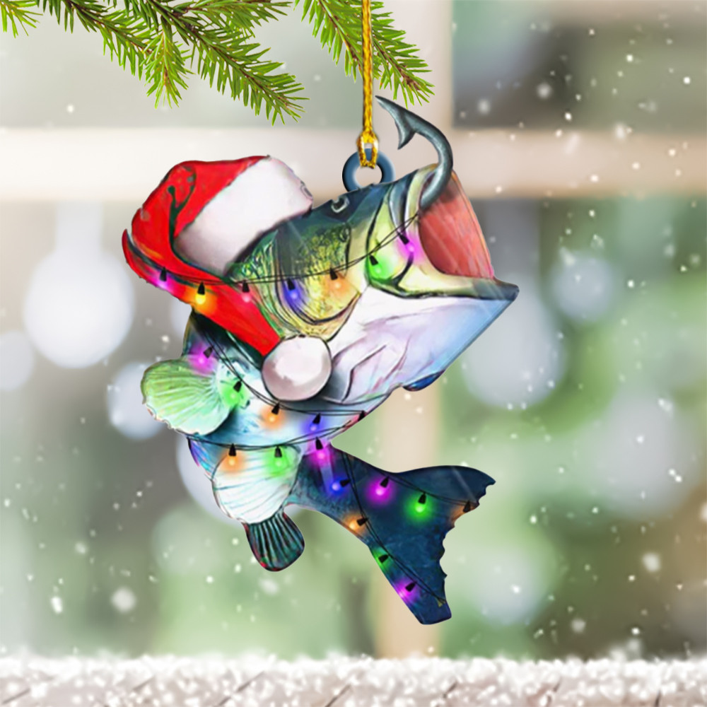 Fishing Ornament Fishing Themed Christmas Ornaments Gifts For Fisherman