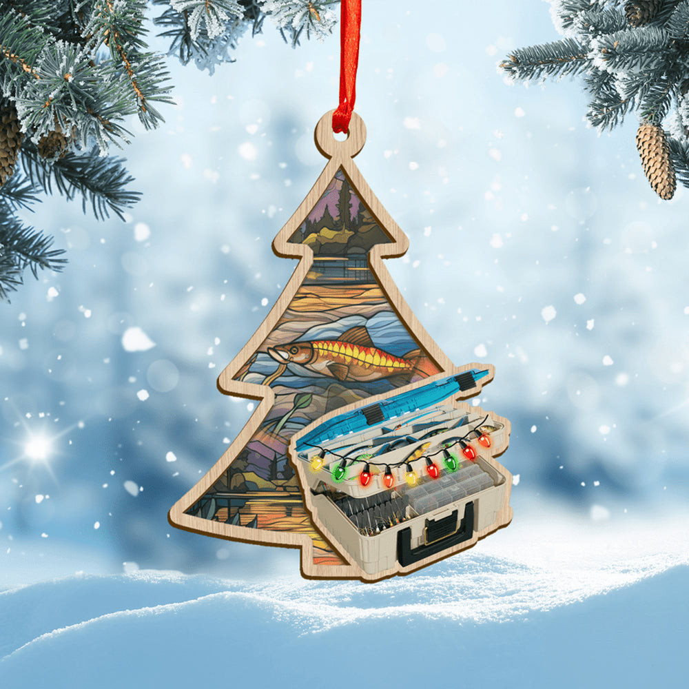 Fishing Tree Suncatcher Ornament Fisherman Christmas Ornaments Gifts For Fisherman Fishing Tree Suncatcher Ornament Fisherman Christmas Ornaments Gifts For Fisherman