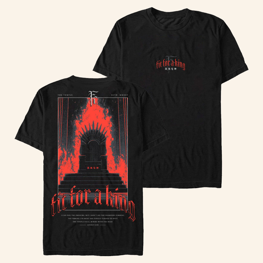Fit For A King Merch Throne T-Shirt Unique Gifts For Husband